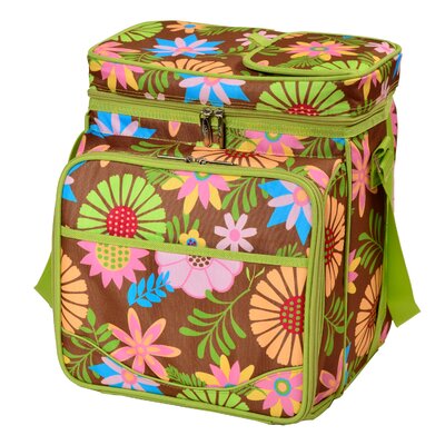 floral picnic bag